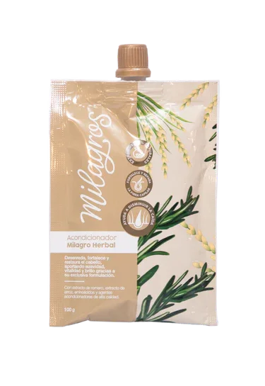 acondicionador  herbal milagros papeleta