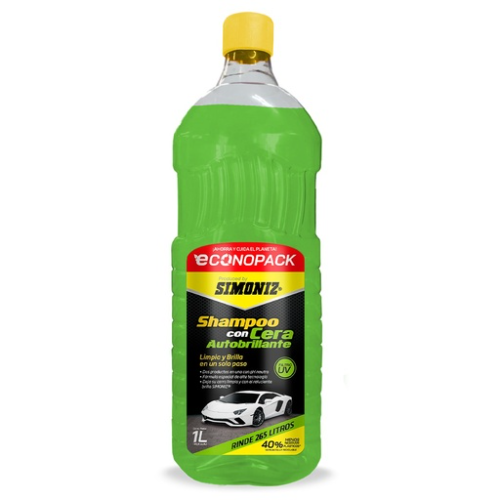 SHAMPOO CON CERA AUTOBRILLANTE ECONOPACK SIMONIZ 1000ML