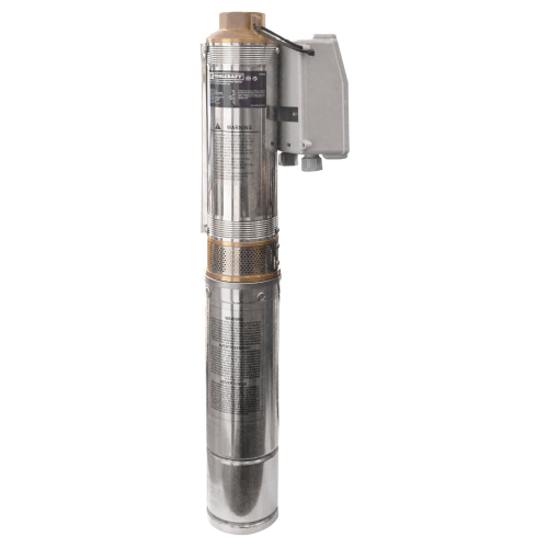 ELECTROBOMBA SUMERGIBLE TIPO BALA 1 HP PARA AGUA LIMPIA ALT MAX 55 MTRS 110V TOOLCRAFT (TC4576)