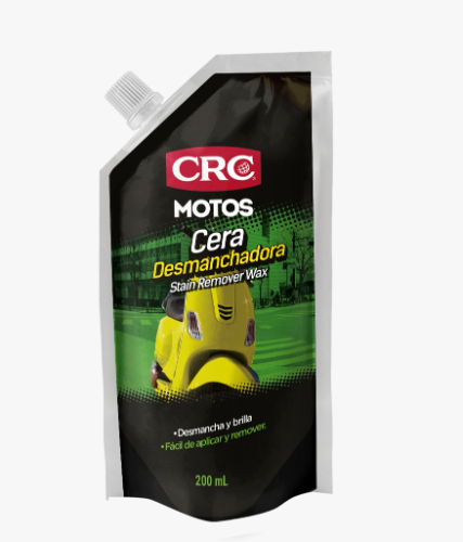 DOY PACK CERA DESMANCHADORA MOTOS 200ML CRC