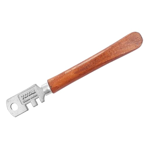 CORTAVIDRIO 130MM 6 RUEDAS MANGO MADERA TOTAL