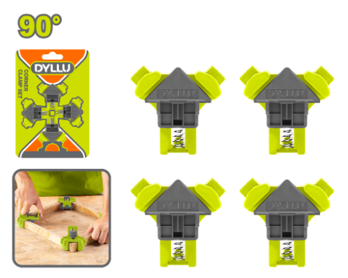 JUEGO DE PRENSAS DE ESQUINA 90° DYLLU