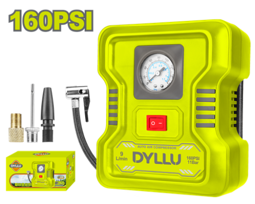 COMPRESOR MINI 12V 160PSI DYLLU