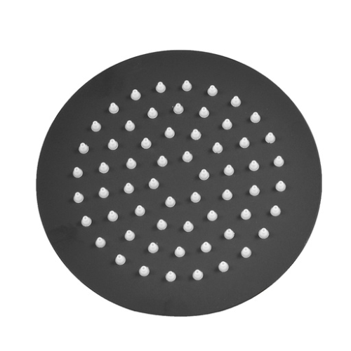DUCHA REGADERA UDUKE NEGRA ACERO INOXIDABLE 6 REDONDA