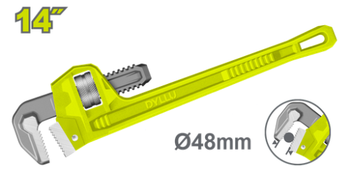 LLAVE TUBO 14" DYLLU