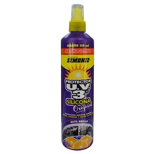 SILICONA PROTECTOR U.V.3 AEROSOL SIMONIZ OLOR CITRUS 300ML