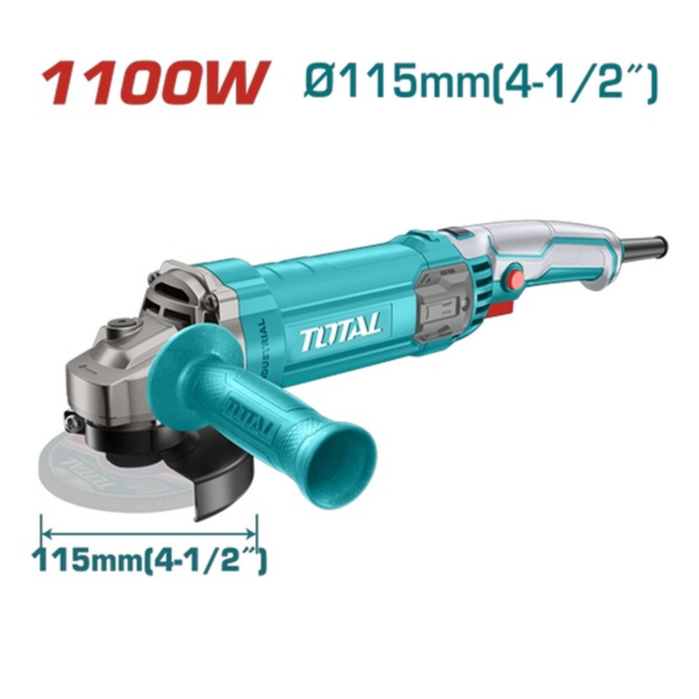 PULIDORA 4 1/2 1100W INCLUYE MANGO AUXILIAR INDUSTRIAL TOTAL