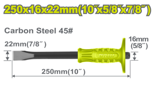 CINCEL PLANO 7/8" X 10" DYLLU