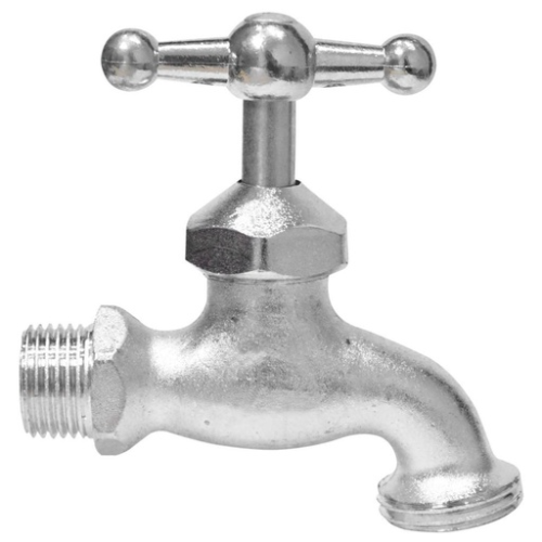 GRIFO SATINADO CROMADO 1/2" 180G VHARBOR
