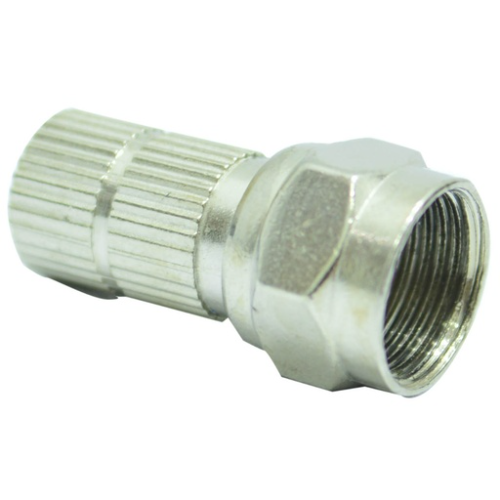 TERMINAL COAXIAL ROSCA FINA RG6 CON CAUCHITO LARGA 22MM UDUKE (HT30295)