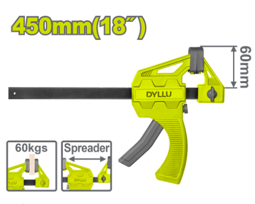 PRENSA SARGENTO DE BARRA 18" DYLLU