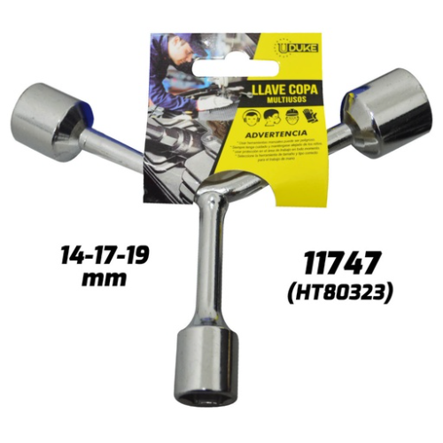 LLAVE COPA EN Y UDUKE 14-17-19 MM