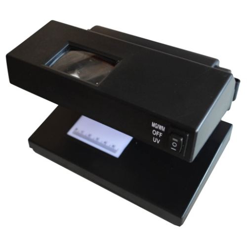 MAQUINA DETECTORA DE BILLETES PEQUENA CON LUPA (AD-2138)