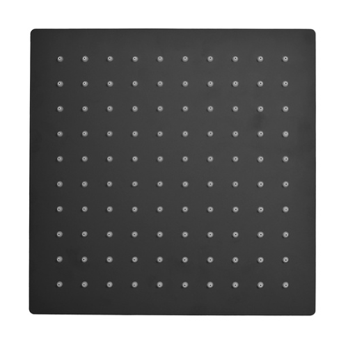 DUCHA REGADERA UDUKE NEGRA ACERO INOXIDABLE 10 CUADRADA