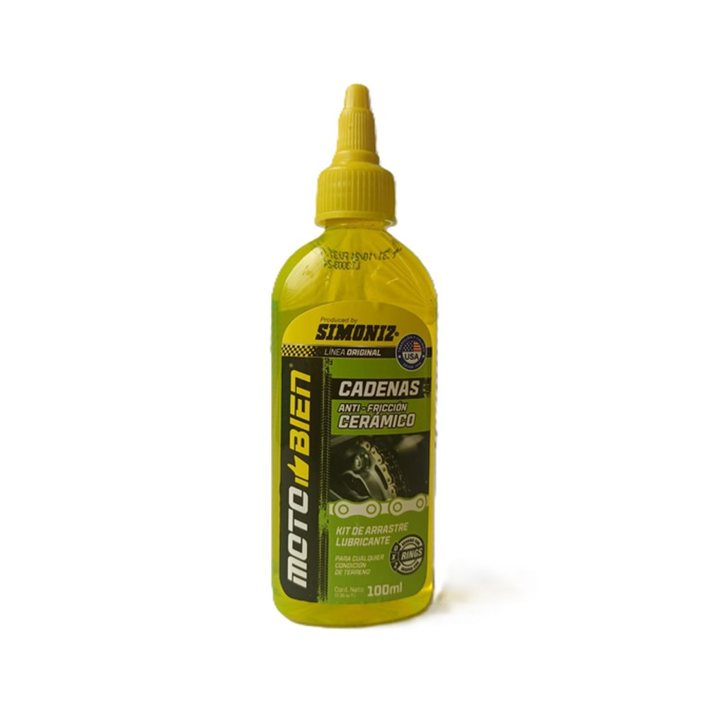 LUBRICANTE KIT DE ARRASTRE ANTI-FRICCION CERAMICO MOTO BIEN 100ML SIMONIZ
