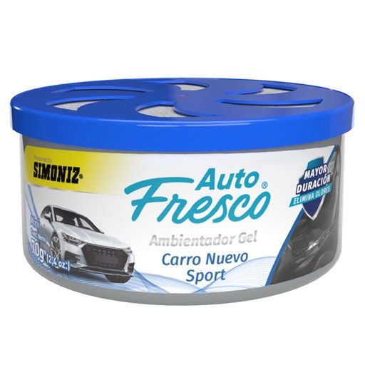AMBIENTADOR GEL CARRO NUEVO SPORT AUTO FRESCO 70GR SIMONIZ