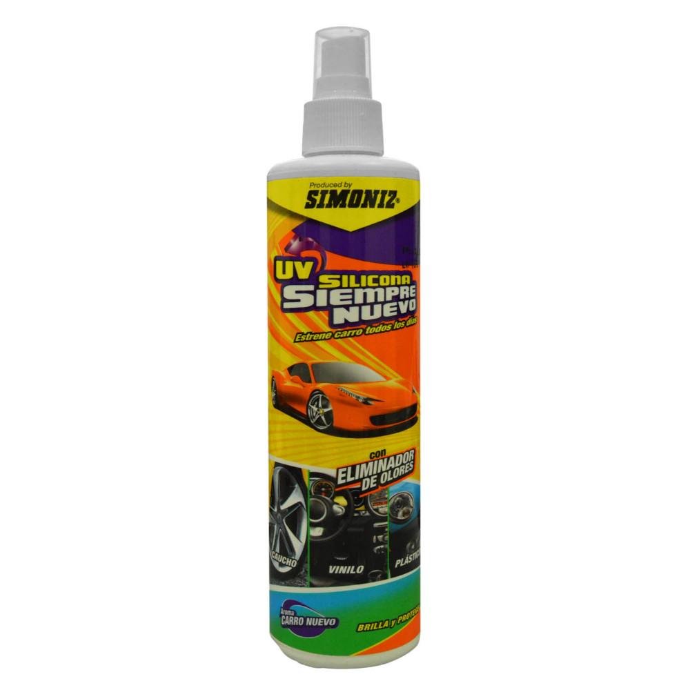 SILICONA SIEMPRE NUEVO U.V. AEROSOL SIMONIZ 300ML (CON ELIMINADOR DE OLORES)