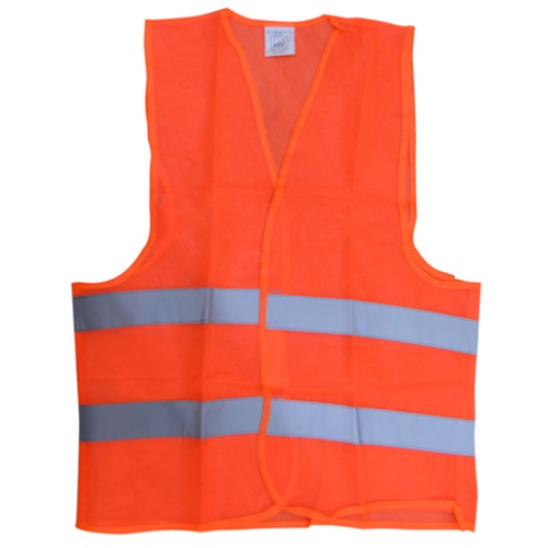 CHALECO SEGURIDAD FLUORESCENTE NARANJA