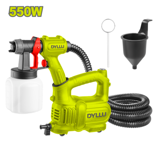 COMPRESOR MINI + PISTOLA INDUSTRIAL VASO PLASTICO 800ML 550W DYLLU