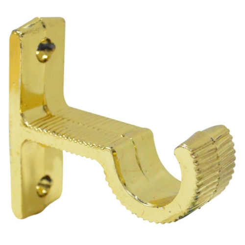 ACCESORIO CORTINERO SOPORTE MURO DORADO DE 1/2