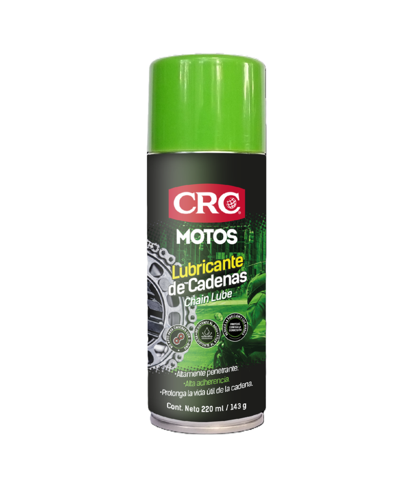 DESENGRASANTE DE CADENAS 220 ML PARA MOTOS CRC
