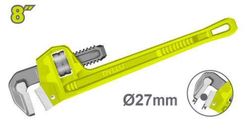 LLAVE TUBO 8" DYLLU