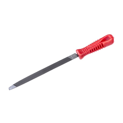 LIMA TRIANGULAR 8 HERRAGRO CON MANGO ROJA (75811108