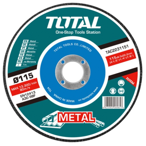 DISCO PULIR METAL 4 1/2" TOTAL