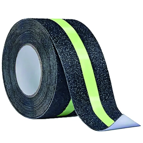 CINTA ADHESIVA ANTIDESLIZANTE 2 X 10 MTS REFLECTIVA NEGRA UDUKE