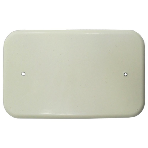 TAPA PLASTICA CIEGA 2X4 BLANCA R/G (RETIE)