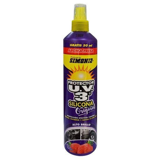 SILICONA PROTECTOR U.V.3 AEROSOL SIMONIZ OLOR FRESA 300ML