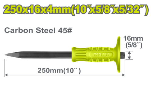 CINCEL DE PUNTA 5/32" X 10" DYLLU