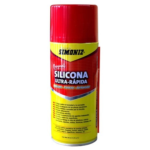 SILICONA EN AEROSOL ULTRA RAPIDA SIMONIZ CON OLOR FRESA 354 ML