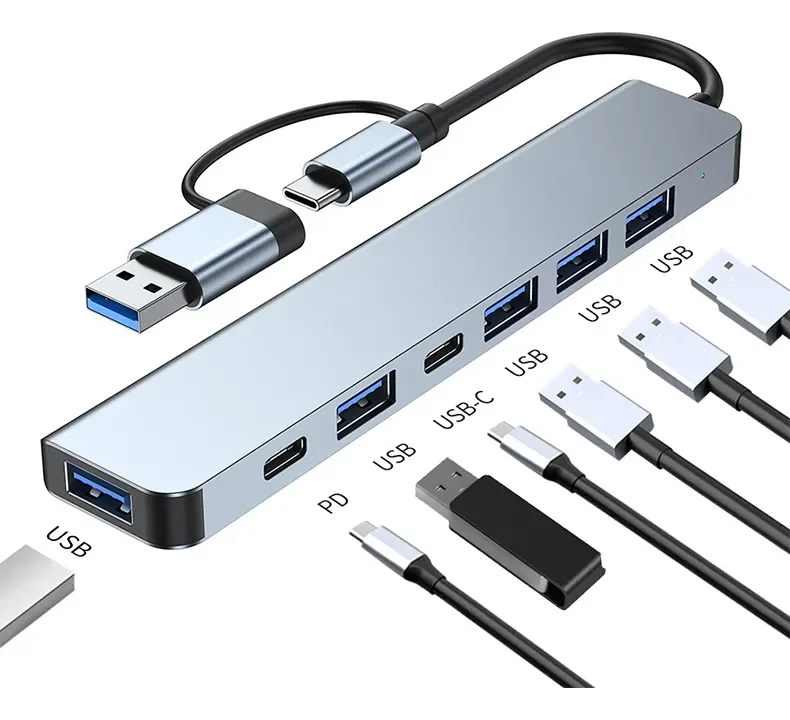 Adaptador Multipuertos 7 en 1