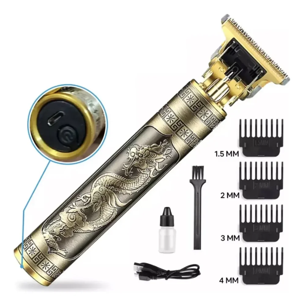 Afeitadora Trimmer Vintage T9 Acero Inoxidable