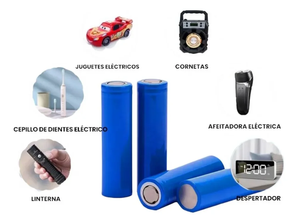 Baterias 18650 2600 mAH