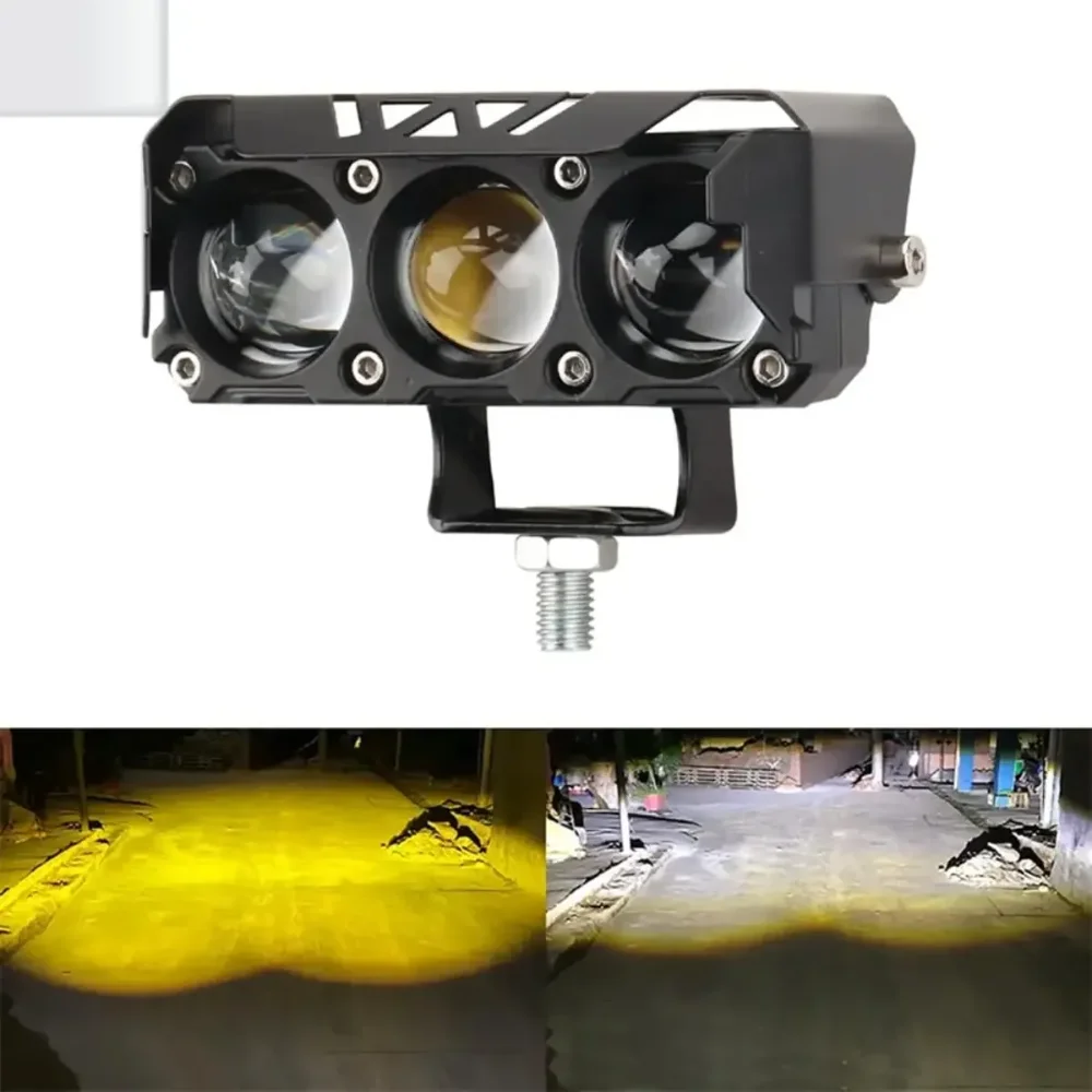 Faro Led Triple Lupa