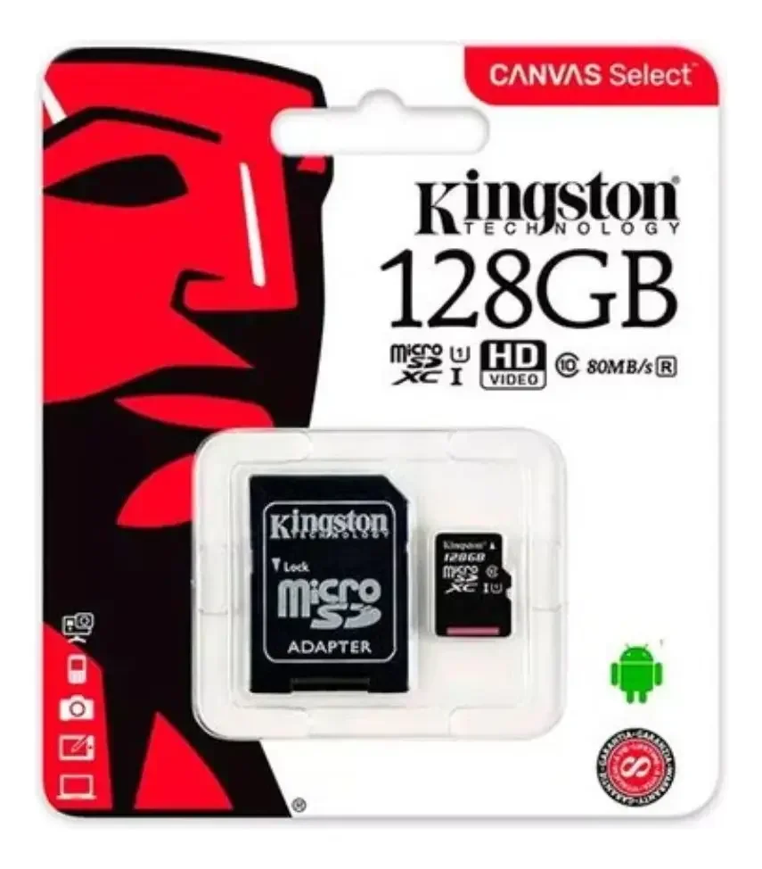 Tarjeta de Memoria Kingston de 128 Gb