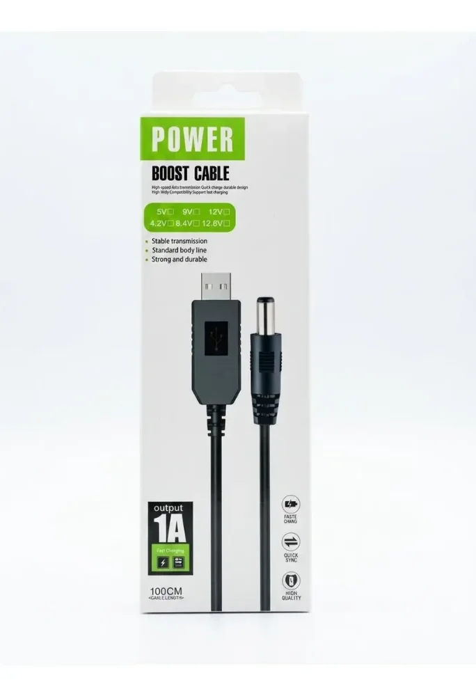 Cable Convertidor USB 5V a 9V