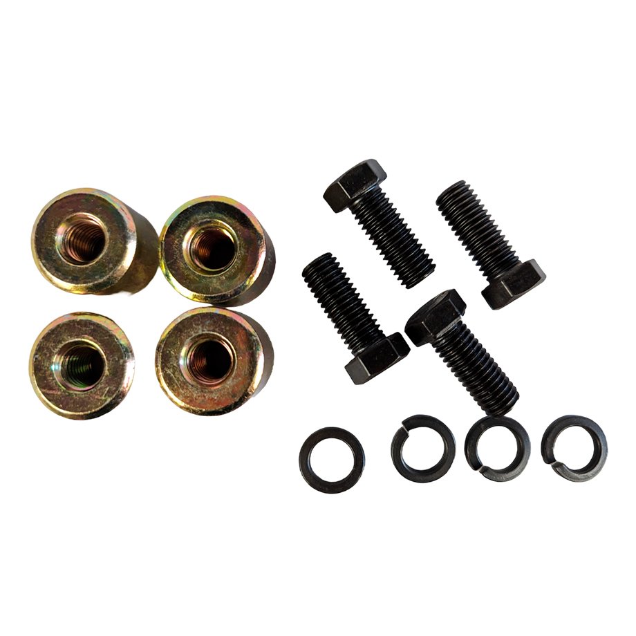 KIT BUJES ( BUSHING) BOCINA TRAS. ZS150 C/ TORNILLOS 4PZS METAL ACT