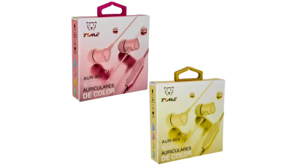 Auricular In Ear Con Cable Aur-909 Time