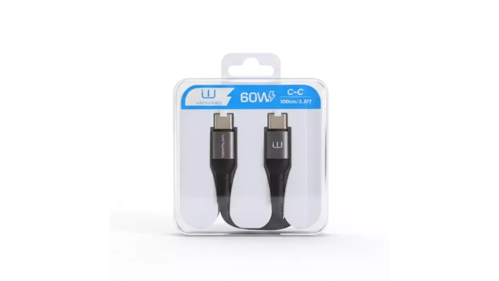 Cable De Datos Premium Tipo C A Tipo C Mallado 60W - VANWARD