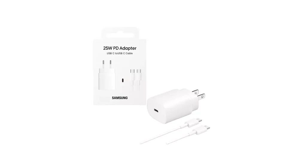 Cargador De Pared 2a Tipo C A Tipo C Travel 25w PD Samsung