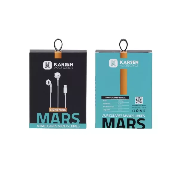 Auricular In Ear Con Conector Tipo C Mars Karsen
