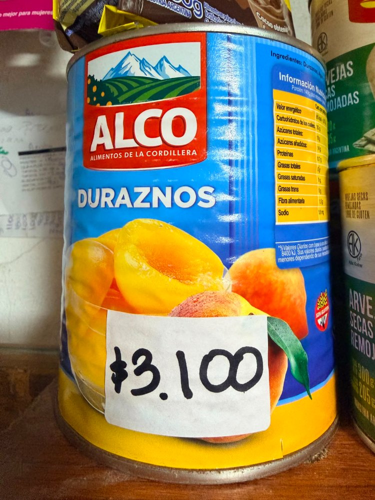 LATA DURAZNO