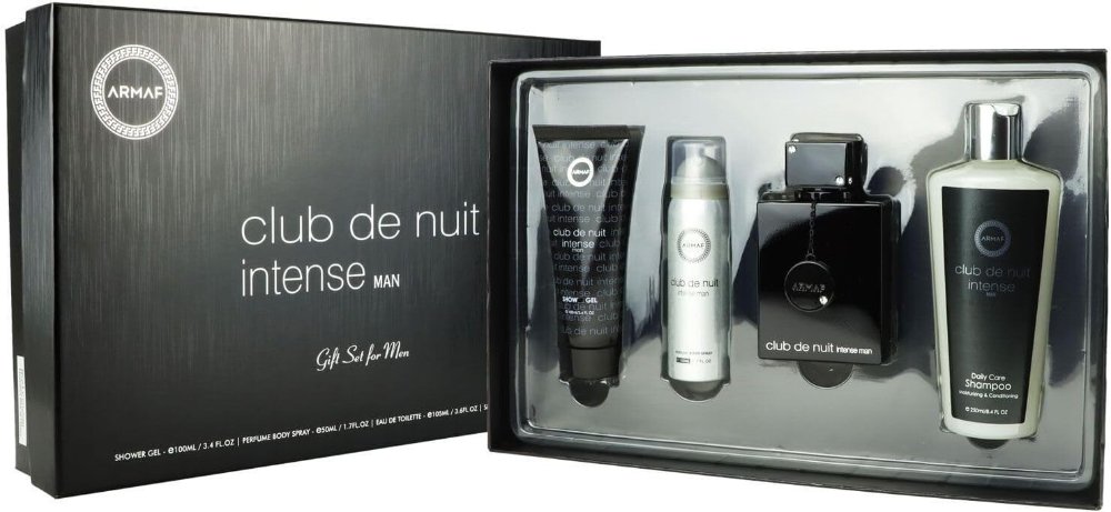 Set Club De Nuit Intense Man 106ml EDT 4 Pcs