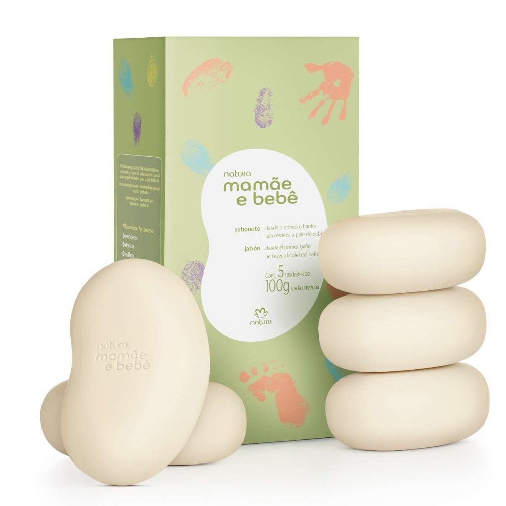 Sabonete Mamãe e Bebe 5x100g