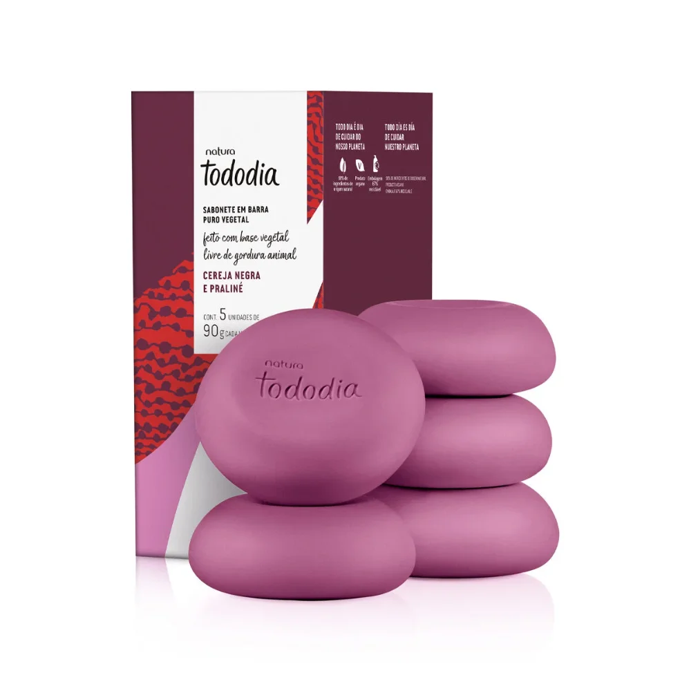 Sabonete Cereja Negra e Praliné 5x90g