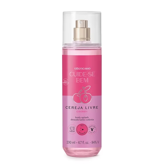 Body Splash Cereja Livre