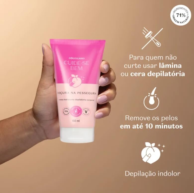 Creme Depilatório Doçura na Pessegura